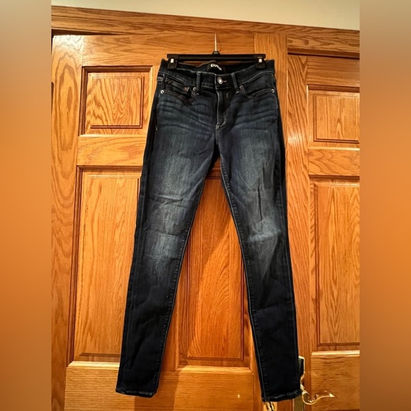 Express - Stretch Mid-Rise Jeans Leggings - Picture 1 of 5